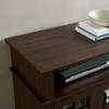 ORRD Classic TV Media Stand Modern Entertainment Console for TV Up to 65" with Open and Closed Storage Space, Espresso - 4 of 4