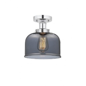 Bell - 1 Light Semi-Flush Mount In Industrial Style-8.25 Inches Tall and 6.5 Inches Wide - 1 of 1