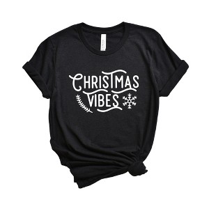 Simply Sage Market Women's Christmas Vibes Snowflake Short Sleeve Graphic Tee - 1 of 3