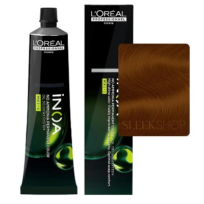 L'Oreal Pro iNOA Coloration Ammonia-Free Permanent Hair Color Dye  - Multicolored Loreal Haircolor Cream
