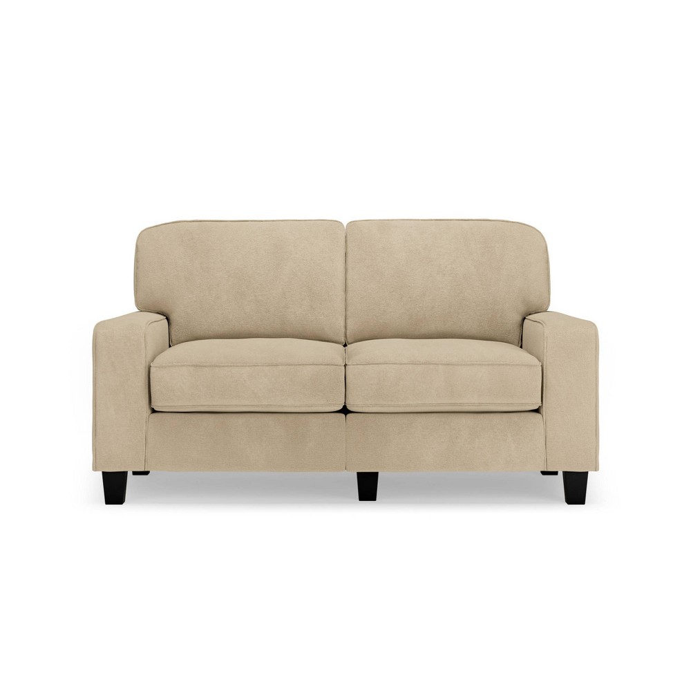 Photos - Sofa Serta 61" Palisades Loveseat Silica Sand: Upholstered Polyester, No Assemb 