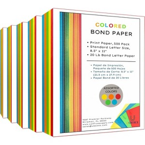 colored bond paper bundle 8.5" x 11" - 1 of 4