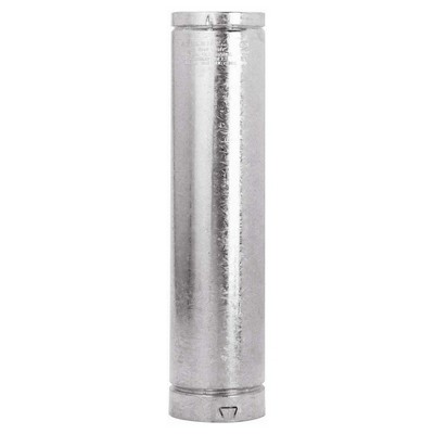 Selkirk 4" Diameter Round Pipe, Aluminum Type B Gas Vent, 36" Length, 104036