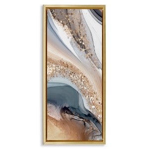 Stupell Industries Glam & Grey Waves, 15" x 31" - 1 of 4