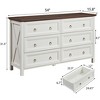 Dexmalle 54” Wide 6-Drawer Dresser Chest  for Bedroom - 3 of 4