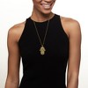Ross-Simons 18kt Gold Over Sterling Filigree Hamsa Pendant Necklace Size - 2 of 3
