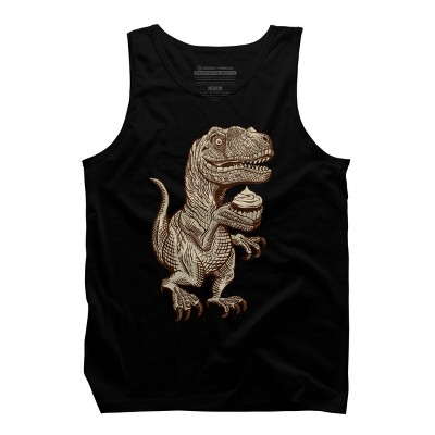 Men's Design By Humans Velociraptors love cupcakes! By DBHOriginals Tank Top