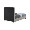 Meridian Furniture,Nolita Linen Textured Fabric Bed - 4 of 4