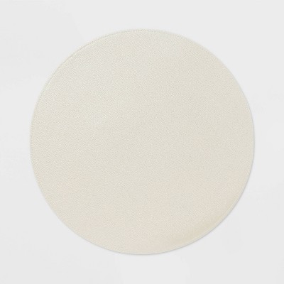 15" Round Pebble Faux Leather Charger - Threshold™