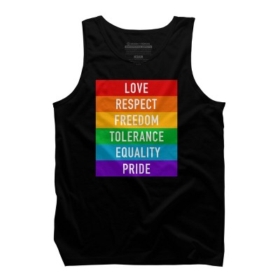 Adult Design By Humans Pride Rights Motto By PINHEAD66 Tank Top
