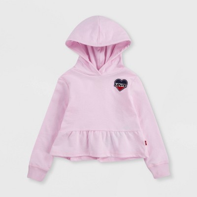 levis hoodie pink