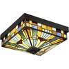 Quoizel Lighting Inglenook 3 - Light Flush Mount in  Valiant Bronze - 3 of 4