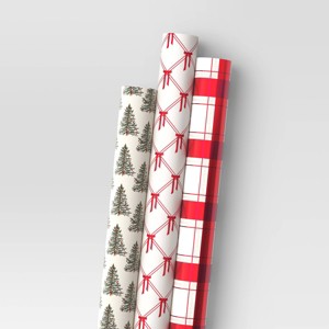 Christmas Premium Gift Wrap Traditional - Wondershop™ - 1 of 3