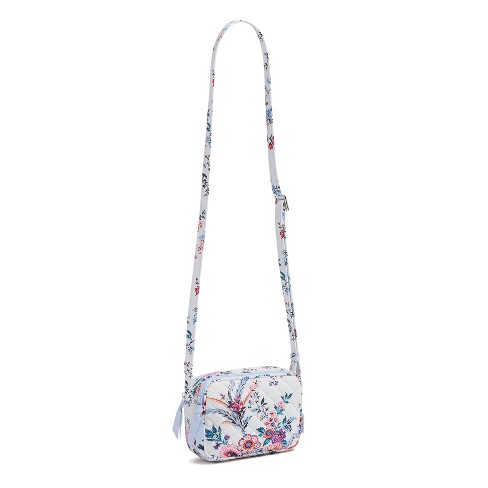 Vera Bradley Women's Cotton Mini Evie Crossbody Bag Magnifique Floral ...