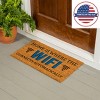 28" x 16" Nature Coir Mat, WiFi - 2 of 4