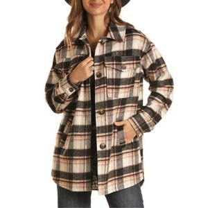 Women's Plaid Coat - Rock & Roll Cowgirl - 1 of 3