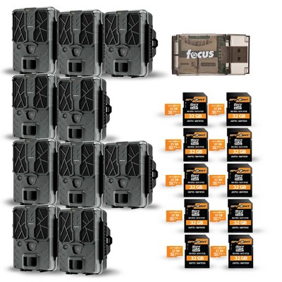 SPYPOINT Force 48 Trail Camera - 48MP Photo, 720p Video (Pack of 10) Bundle
