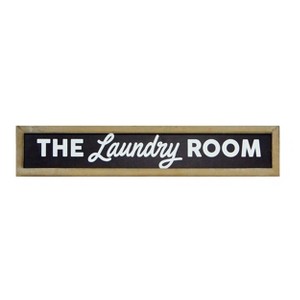 VIP Wood 23.5 in. Black Laundry Room Wall Sign - 1 of 4