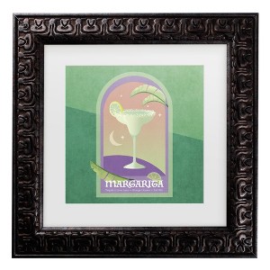 Trademark Fine Art - Emel Tunaboylu  Kokteyl Margarita Matted Framed Art - 1 of 4