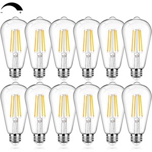 Ludomide 12Packs Vintage LED Edison Bulbs - 1 of 4