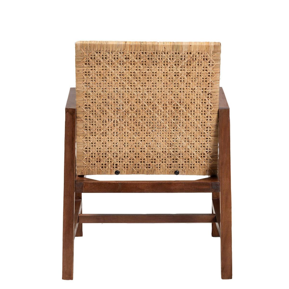 bali & pari Lovina Rattan and Acacia Wood Arm Chair Light Honey/Light Brown - thumbnail 5