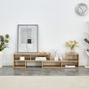 Dolonm 2 Pieces Cube TV Stand,Open Storage MDF Bookcase Shelf ,L-Shaped TV Console Stand - 2 of 4