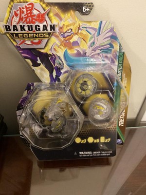 Bakugan Legends Starter 3-Pack, Tretorous Ultra, Spartillion and Fenneca,  Action Figures