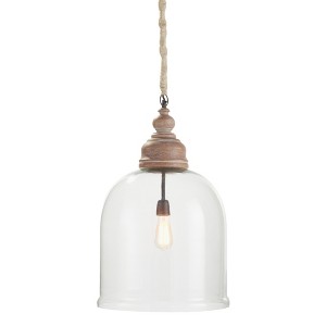 Plum & Post Vintner's Cloche Pendant 26" - 1 of 4