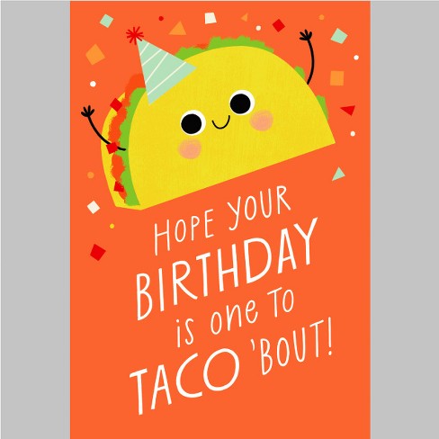 Animated Taco Birthday Card