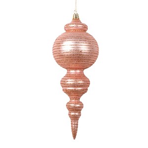 Vickerman 10" Matte with Glitter Finial Ornament - 1 of 1