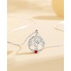 Molenia Tree of Life Necklace for Women, 925 Sterling Silver Birthstone Family Tree of Life Pendant Birthday Gifts - 3 of 4