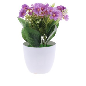 Unique Bargains Artificial Plants Oil Painting Style Lewisia Plastic 2.95"x2.95"x7.87" 1 Pc - 1 of 4