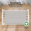 KeaBabies 2pk Soothe Fitted Crib Sheets Neutral, Organic Baby Crib Sheets, Fits Standard Nursery Baby Mattress - 2 of 4