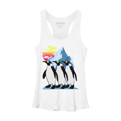 Women's Design By Humans North Pole Summer By clingcling Racerback Tank Top