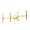 Livex Lighting Copenhagen 4 - Light Vanity in  Satin Brass - 3 of 4
