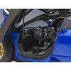 McLaren Senna Trophy Kyanos Blue and Black with Carbon Accents 1/18 Model Car by Autoart - 3 of 4