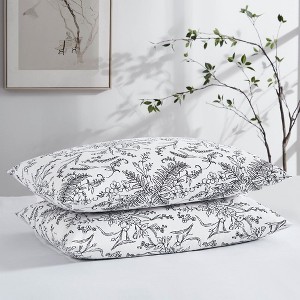 Southshore Fine Living Winter Brush Collection Set of 2 Pillowcases, ultra-soft easy care microfiber - 1 of 4