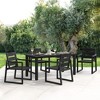 Arceso Patio Table and Chairs set , HDPS 5-Piece Outdoor Dining Set, Patio Furniture for Deck, Poolside, and Backyard - 2 of 3