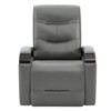 Spruce & Spring Leather Power Recliner Swivel Glider Rocker with Power Headrest - 3 of 4