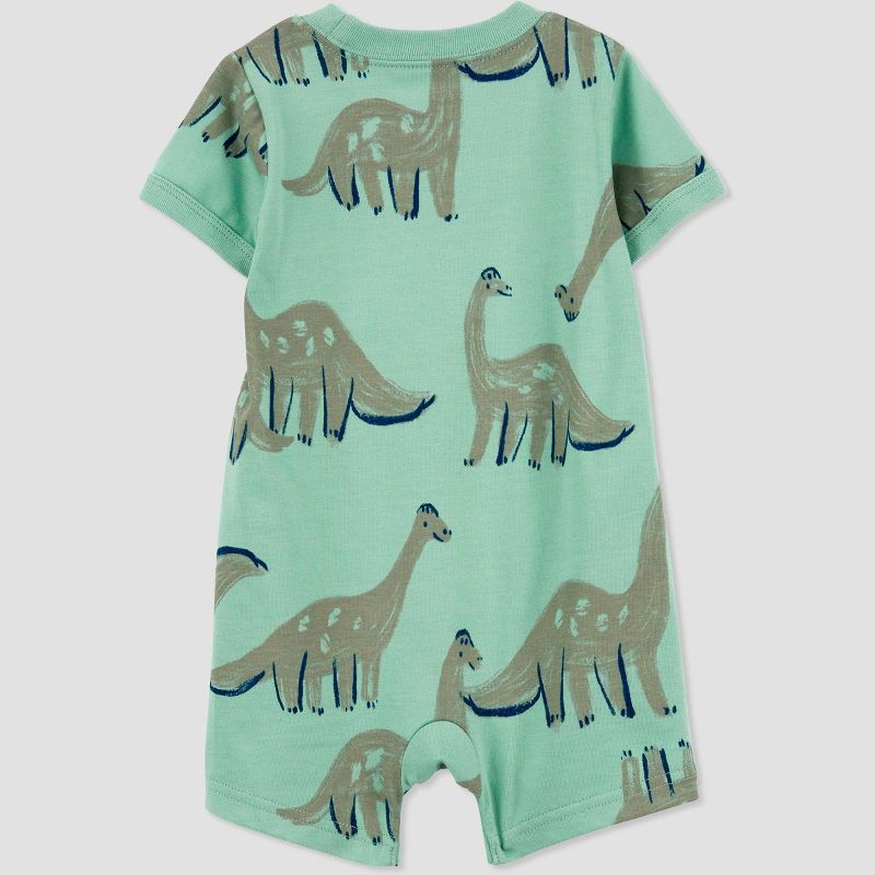 Carter&#39;s Just One You&#174; Baby Boys&#39; Dino Romper - Green, 3 of 6