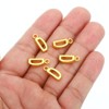 Unique Bargains Metal Bulk Elegant DIY Crafts Jewelry Making Initial Pendants 50 Pcs - 4 of 4