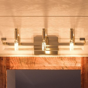 Urban Ambiance Luxury Contemporary Bathroom Vanity Light,  6.38"H x 24"W,  Brushed Bronze Finish, UHP2136 - 1 of 4