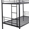 TiramisuBest Durable Metal Bunk Bed in Sleek Black - A Stylish and Reliable Choice - 4 of 4