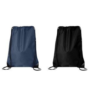 ER PRO Drawstring Backpack Value Gym Sports Bag 2-Pack - 1 of 4