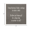 Slickblue Solid Pine Funny Wall Sign – Village to Raise a Child Quote– Farmhouse Gift Idea for Parents, Color Options - 3 of 3
