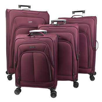 World Traveler Dejuno Angeles 4-Piece Expandable Spinner Luggage Set