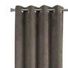 Monarch Specialties Curtain Panel 2Pcs Set  Room Darkening Grommet Living Room Bedroom Kitchen Velvet Polyester Beige Contemporary Modern - 3 of 4