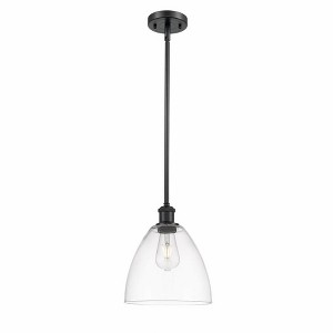 Bristol Glass - 1 Light Mini Pendant In Industrial Style-11.25 Inches Tall and 9 Inches Wide - 1 of 1