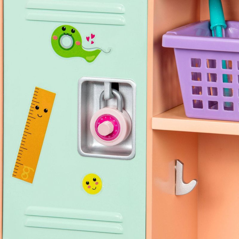 Our Generation Classroom Cool School Locker Accessory Set for 18&#34; Dolls, 5 of 13