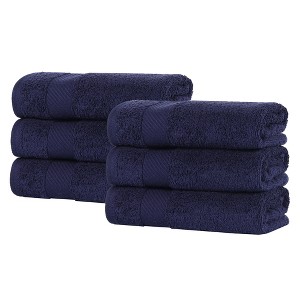 Modern Solid Classic Luxury Egyptian Cotton Towel Set by Blue Nile Mills - 1 of 4